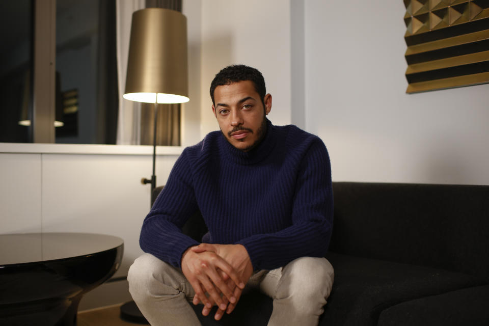 Daryl McCormack poses for a portrait on Sunday, Dec. 4, 2022 in London. McCormack has been named one of The Associated Press' Breakthrough Entertainers of 2022. (Photo by David Cliff/Invision/AP)