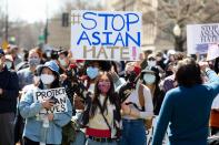 <p>Hundreds arrive in Washington, D.C., to raise their voices against Asian hate at McPherson Square on March 21.</p>