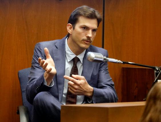 Ashton Kutcher testifies in the murder trial of Michael Gargiulo (AP)