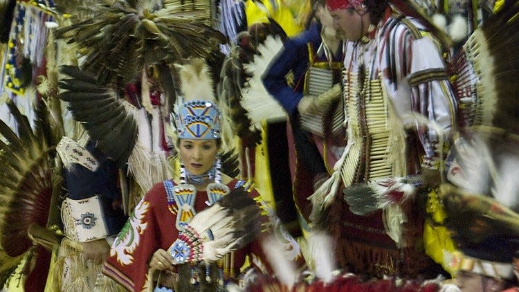 The sound of drums and jingling regalia will fill the Travis County Exposition Center from 9 a.m. to 9 p.m. Saturday for the Austin Powwow, a celebration of Native American culture and history.