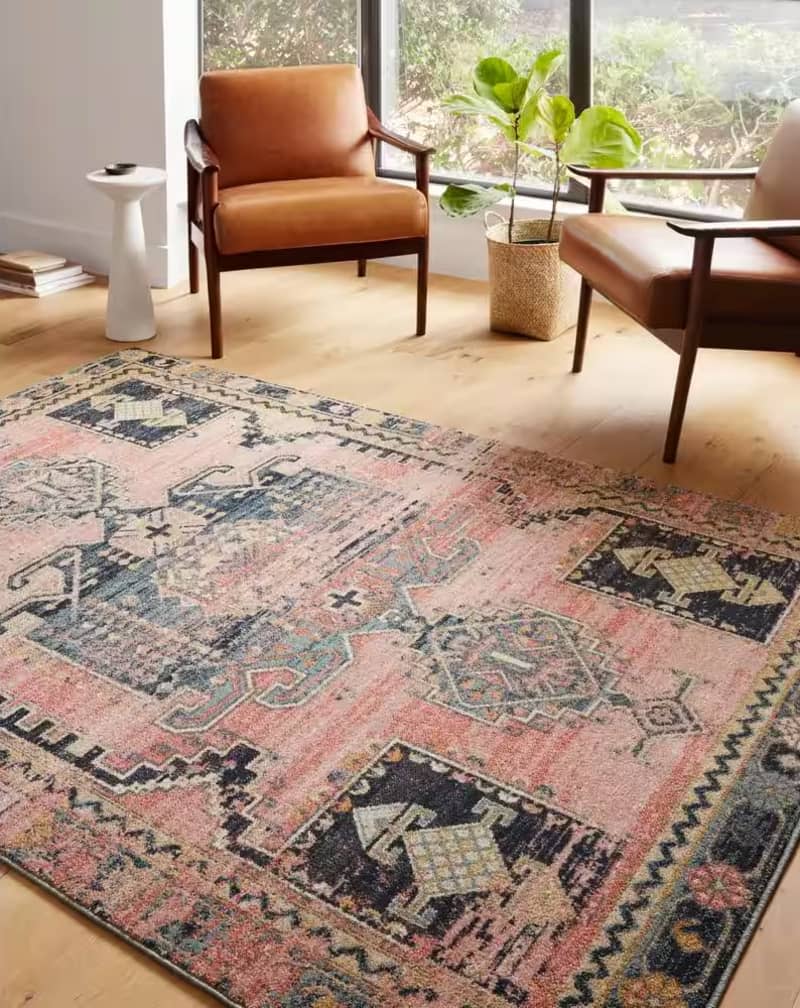 Loloi II Jocelyn Rose Transitional Area Rug 5' 5" x 7'6"