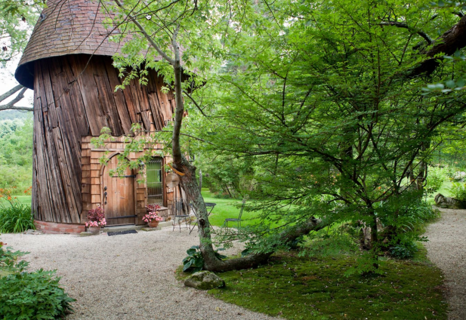 <p>This “silo studio” cottage rests in Western Massachusetts’ scenic Berkshires mountain range. For $299 a night you can stay in the charming residence. (Airbnb) </p>