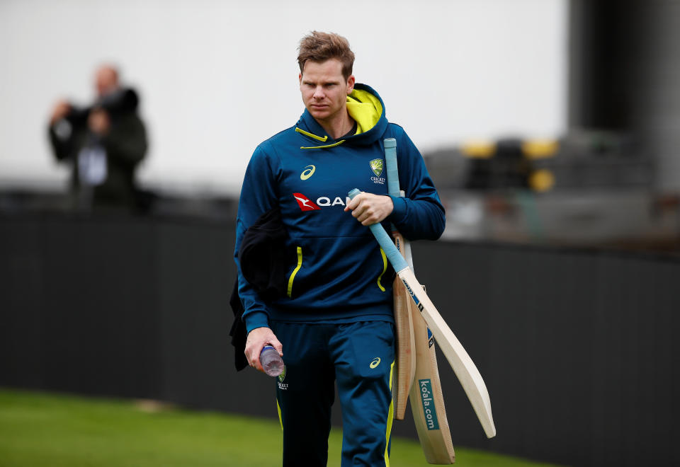 Cricket - Australia Nets - Emirates Old Trafford, Manchester, Britain - September 2, 2019   Australia's Steve Smith during nets   Action Images via Reuters/Jason Cairnduff