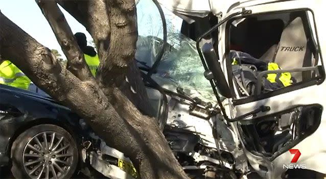 The driver was tested for alcohol that came back negative. Source: 7 News