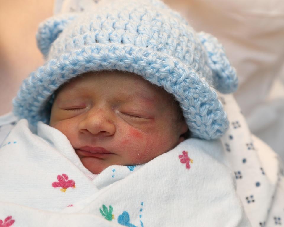 Ricco Greyson Via is the first baby of 2023 born at Augusta Health in Fishersville.