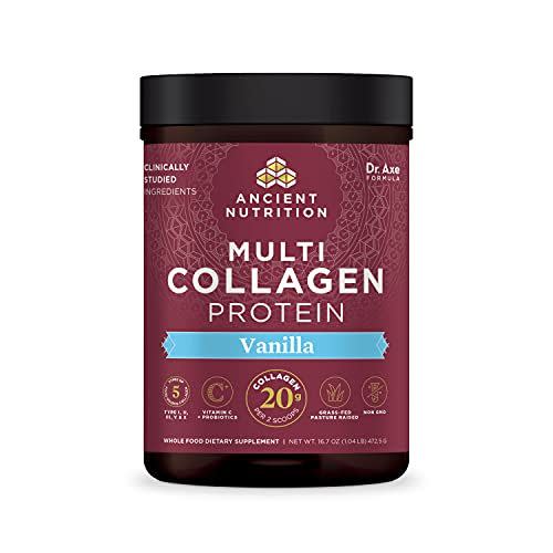 2) Vanilla Collagen Powder Protein by Ancient Nutrition