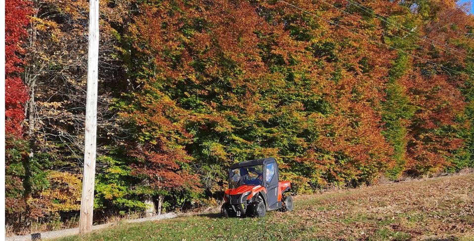 ATV enthusiasts enjoy scenic rides across Pennsylvania each October during the peak fall foliage season.