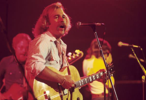 ATLANTA - SEPTEMBER 4: Singer-songwriter Jimmy Buffett performs with The Coral Reefer Band at The Omni Coliseum on September 4, 1976 in Atlanta, Georgia. (Photo by Tom Hill/WireImage)