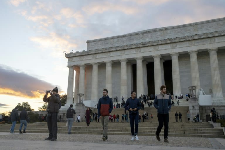 The Lincoln Memorial in Washington was among sites, along with Smithsonian museums, that remained accessible despite a partial US government shutdown