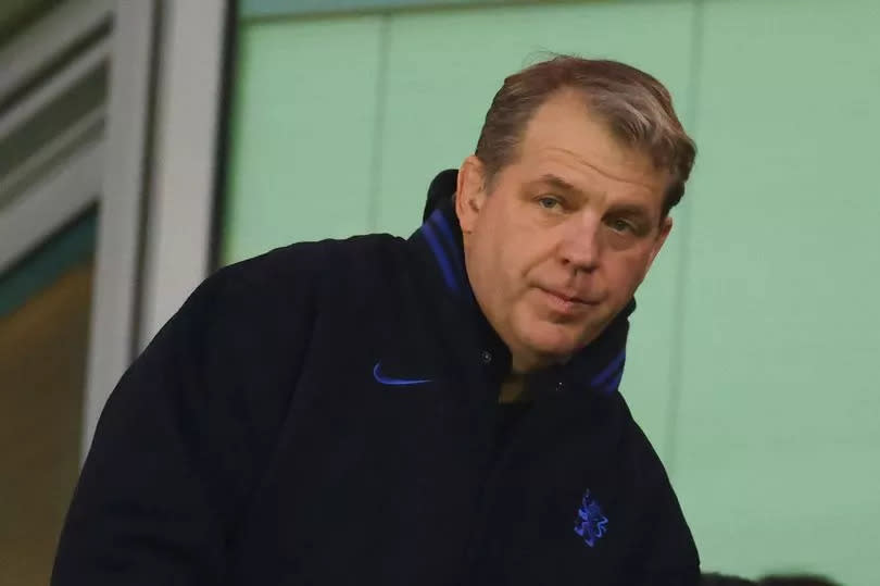 Chelsea owner Todd Boehly at Stamford Bridge