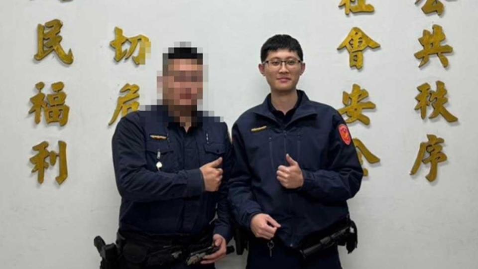 ▼基隆24歲員警蘇昱鴻遭撞身亡。（圖／翻攝自基隆市警察局第三分局）