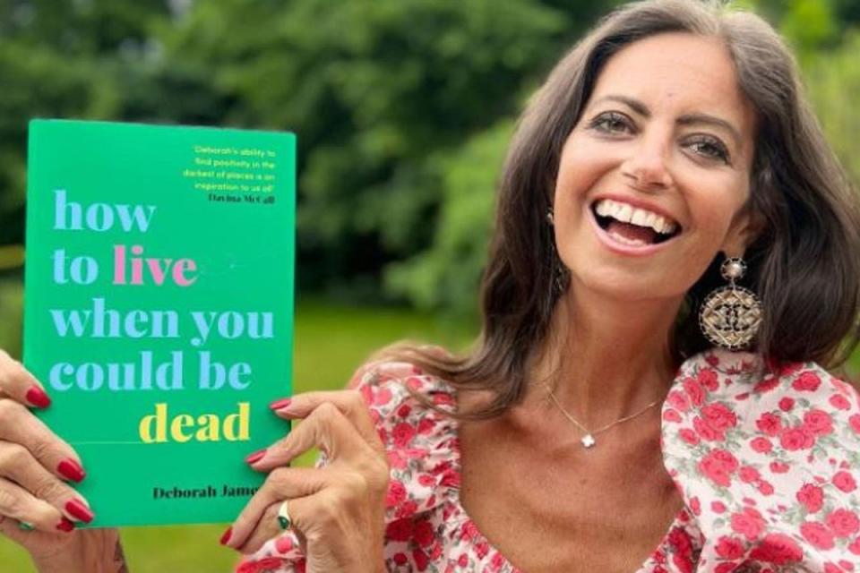 Dame Deborah James with her book ‘How To Live When You Could Be Dead’ (PA Media)