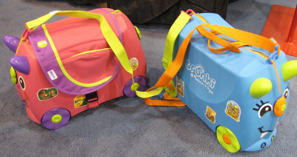Saddle up for a ride on Trunki with new Saddlebags for stowing extra stuff (Kathy Witt/MCT/Sipa USA)