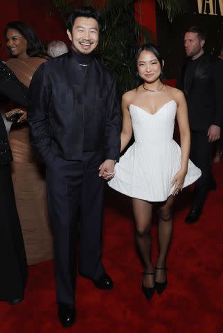 <p>Stefanie Keenan/VF24/WireImage for Vanity Fair</p> Simu Liu and Allison Hsu