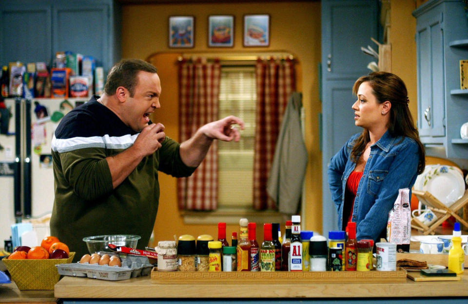 Leah Remini & Kevin James in 