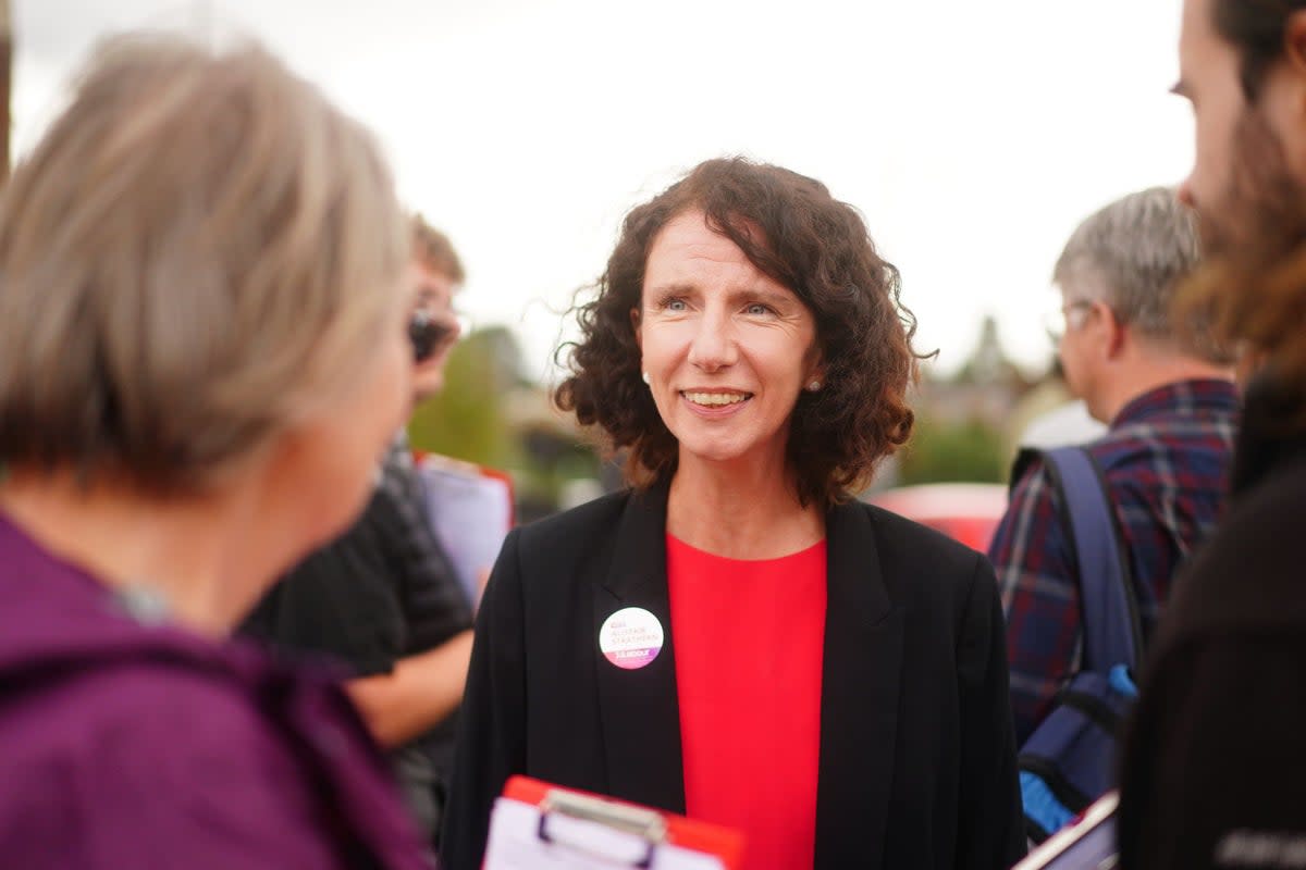 Anneliese Dodds said she wanted to see the process for gender recognition modernised (PA)