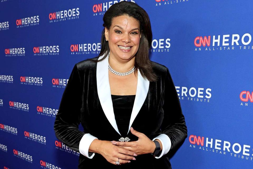 <p>Cindy Ord/Getty Images</p> Sara Sidner attends CNN Heroes on Dec. 10, 2023, two days after her first chemo treatment