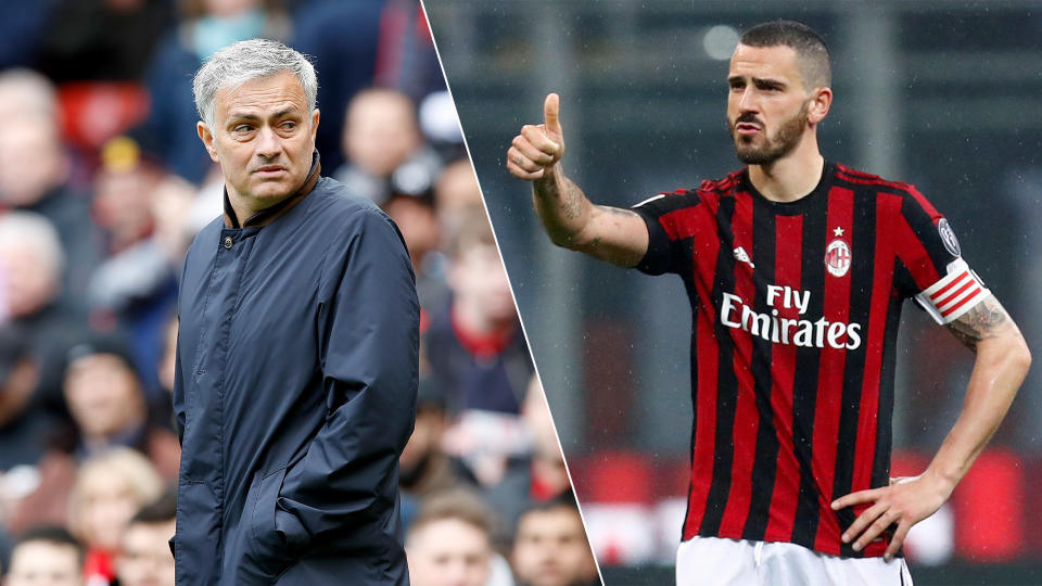 Jose Mourinho is considering a swoop for Leonardo Bonucci.