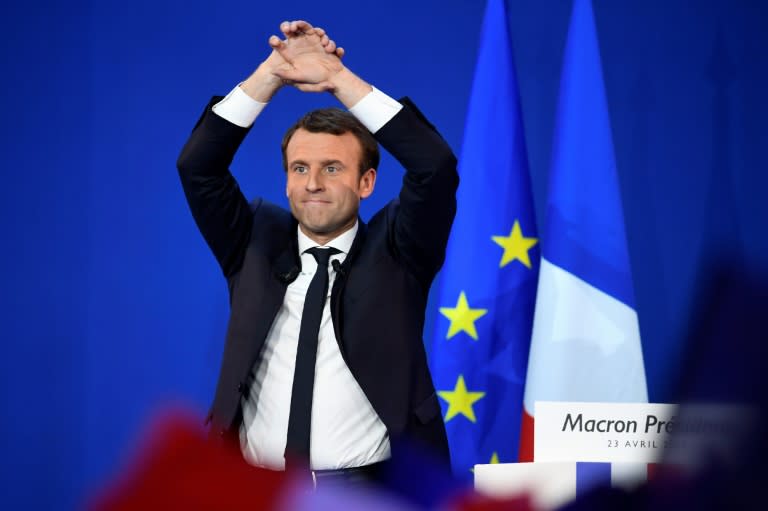 Centrist Emmanuel Macron will contest the second round of the French presidential election against far-right leader Marine Le Pen