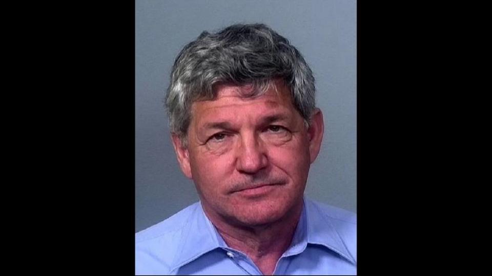 Former Manatee County Administrator Scott Hopes, 63, has been charged with three third-degree felonies for grand theft, notary fraud and improper use of public records, prosecutors say. Hopes was arrested Thursday, Feb. 8, 2024, and released from the Manatee County Jail after posting $75,000 bond, according to the sheriff’s office.