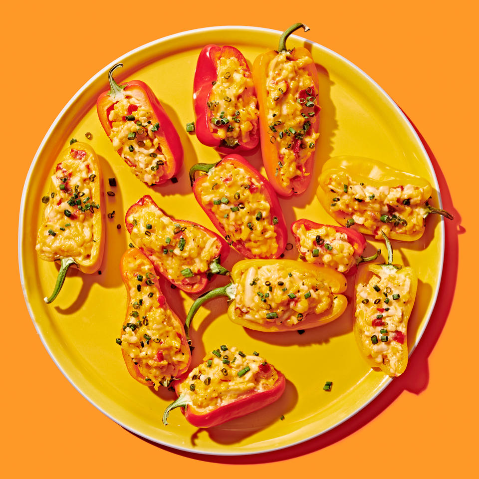 Pimiento Cheese-Stuffed Mini Bell Peppers