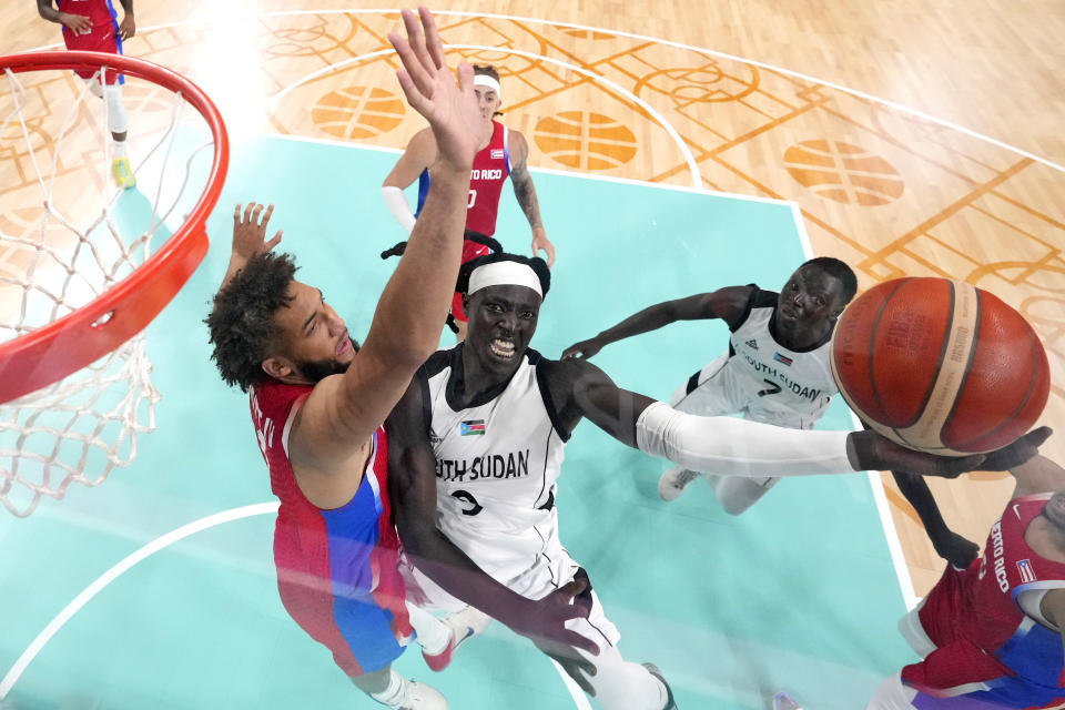 South Sudan stuns Puerto Rico 9079 to claim first ever Olympic victory