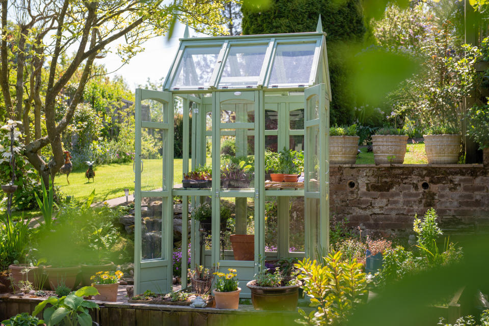 <p> Short on space but still want to show off your favorite blooms? A mini greenhouse or raised cold frame could be the answer. With a minimal footprint and multiple glazed sides, these neat structures work well on a patio in pride of place next to a shed or just occupying a sunny corner.&#xA0; </p> <p> Designed also to protect tender plants or seedlings from harsh conditions or low temperatures, choose from lean-to, raised, and standalone designs. One of our favorites has to be this one above. With opening doors on all four sides, every inch is accessible so you can tend and rearrange your plants whenever you wish. </p>