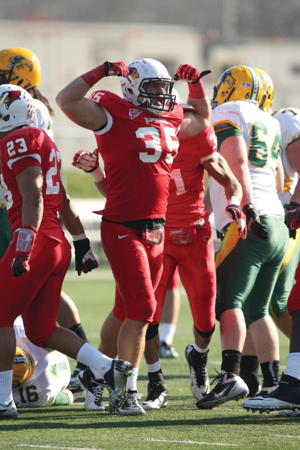 Colton Underwood played football at Illinois State from 2010-13.