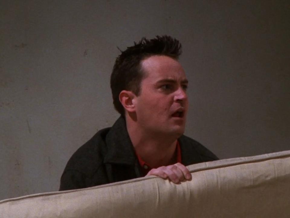 Matthew Perry as Chandler on season five, episode 16 of "Friends."