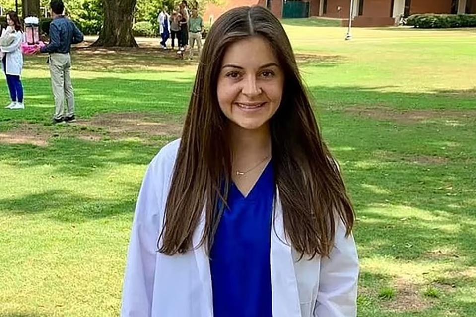 Eileen Leahy said she’s afraid her daughter Colleen “will become the next Laken Riley,” referring to the Georgia nursing student (shown here) who was allegedly murdered by an illegal immigrant. Facebook / Laken Riley