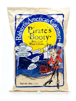 <div class="caption-credit"> Photo by: courtesy of thecouponess.com</div><b>IN THE MIDDLE <br> <br> Pirate's Booty (1 oz) <br> The Good:</b> Low in sugar, with a shorter list of natural ingredients like cornmeal, rice, and Cheddar cheese <br> <b>The Bad:</b> High in fat, low in protein, and zero fiber (you'll be hungry again in an hour). <br> <b>The Bottom Line:</b> Better than chips, but not by much.