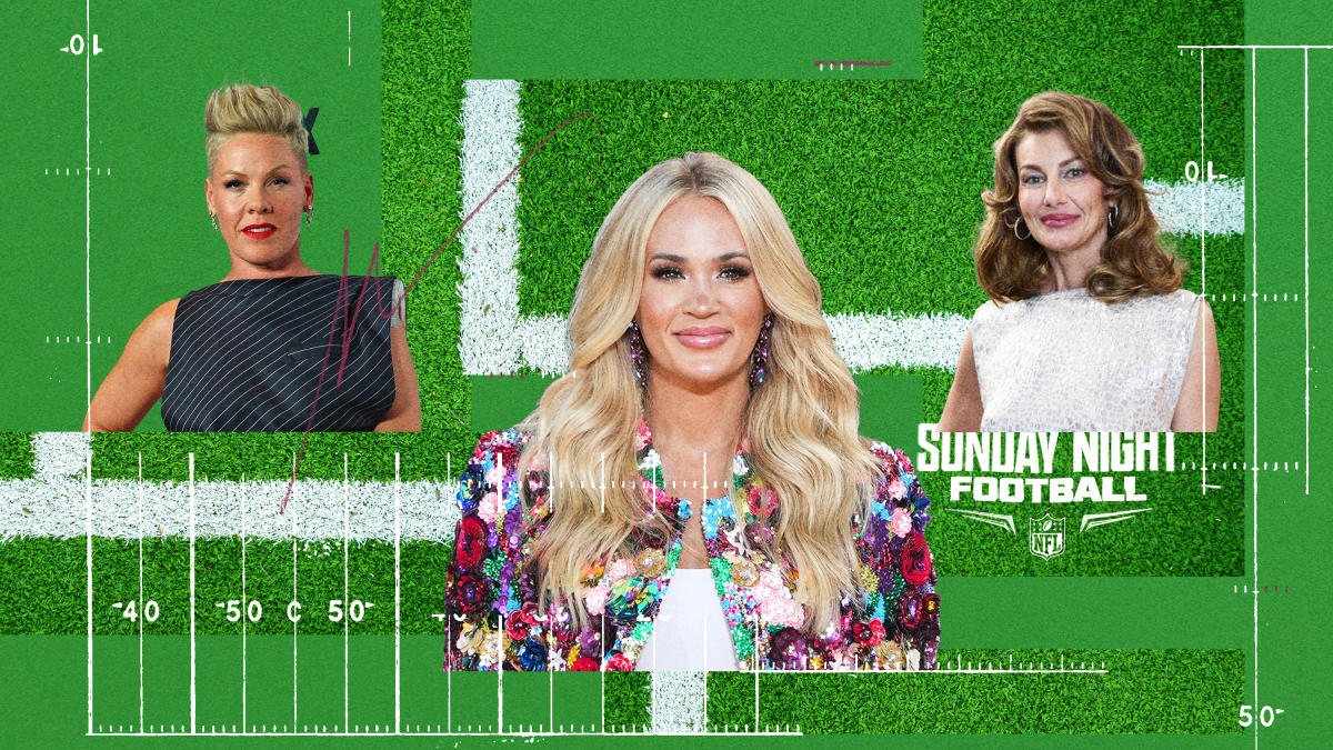 Carrie Underwood and the producers of “Sunday Night Football” lift the curtain on this year’s “very different” show and reveal how the singer replaced Faith Hill and Pink (exclusive)