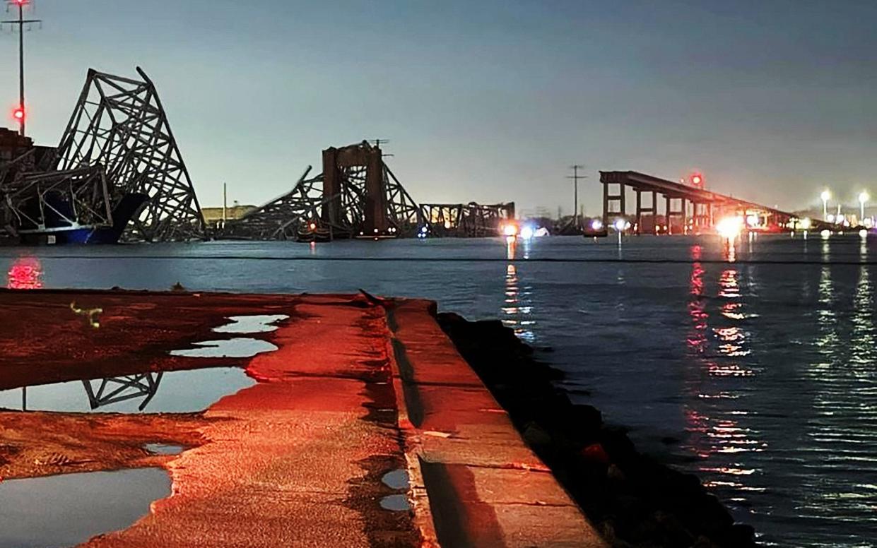 Seven people missing after Francis Scott Key Bridge collapse