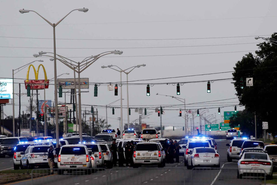 Several police officers shot in Baton Rouge