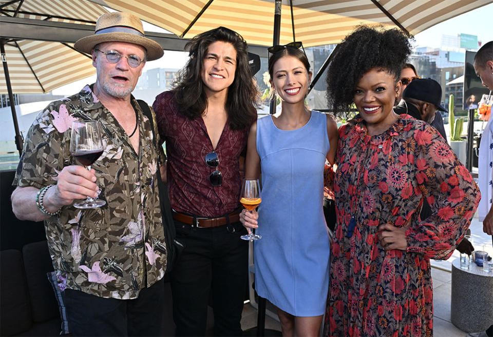 Michael Rooker, Cristo Fernandez, Paloma Cinco and Yvette Nicole Brown at the MPTF NextGen Summer Party on Sunday