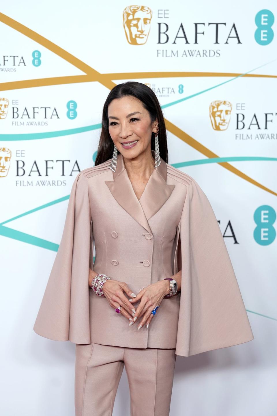 Michelle Yeoh in Dior (Getty Images)