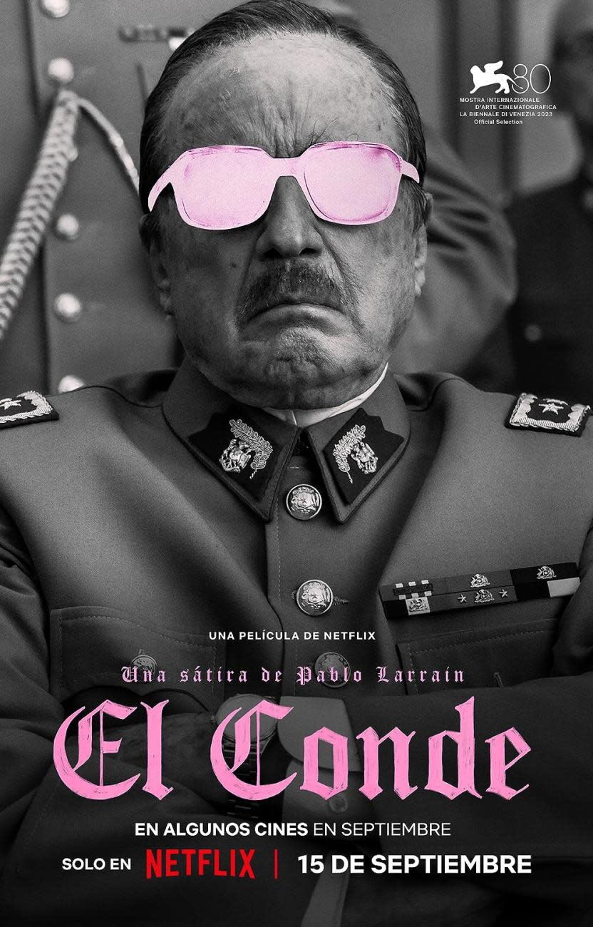 Póster oficial de El Conde (Fuente: IMDb)