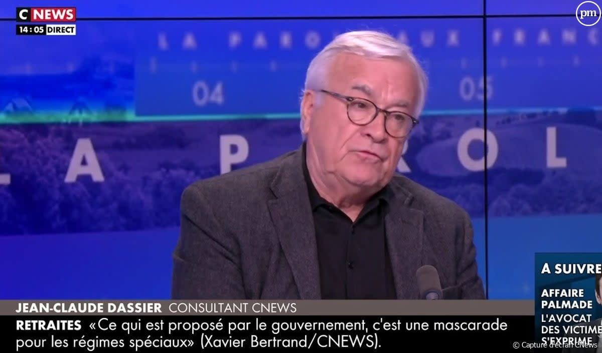Jean-Claude Dassier de retour sur CNews après ses propos polémiques sur les musulmans - Capture d'écran CNews