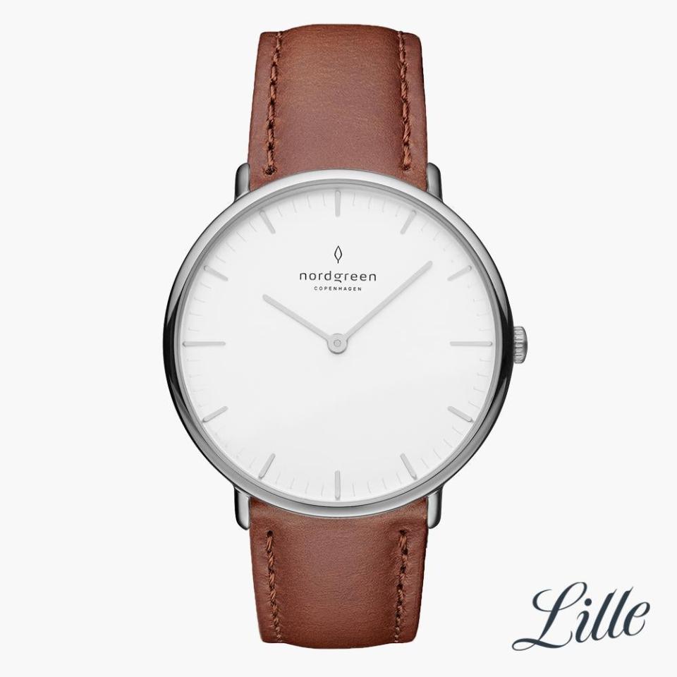 <p><a href="https://go.redirectingat.com?id=74968X1596630&url=https%3A%2F%2Fnordgreen.com%2Fcollections%2Fmens-bestselling-watches%2Fproducts%2Fnative-white-dial-brown-leather-watch-strap%3Fvariant%3D30602930946111&sref=https%3A%2F%2Fwww.menshealth.com%2Fstyle%2Fg38596438%2Fbest-watches-for-men%2F" rel="nofollow noopener" target="_blank" data-ylk="slk:Shop Now;elm:context_link;itc:0;sec:content-canvas" class="link ">Shop Now</a></p><p>Native White Dial Brown Leather</p><p>nordgreen.com</p><p>$76.00</p>