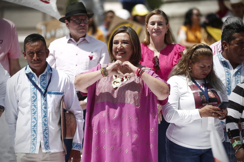 Xochitl Galvez (Rodrigo Oropeza / AFP) (RODRIGO OROPEZA/AFP via Getty Images)