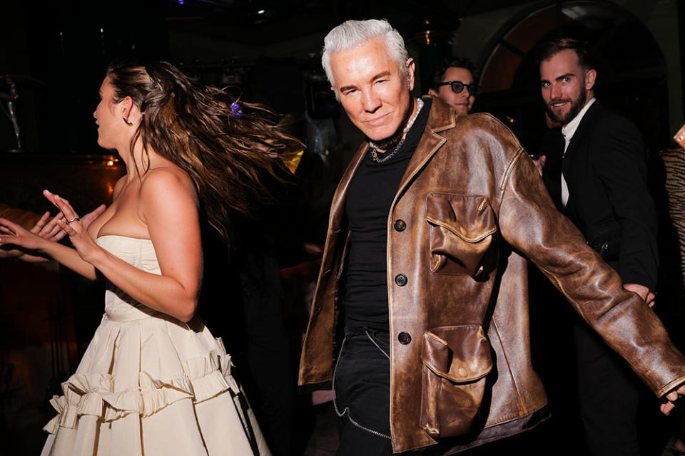 Chloe East and Baz Luhrmann attend WMEs pre Oscar party