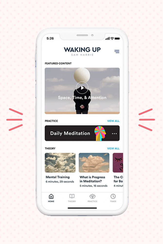 <p>Waking Up was developed by neuroscientist-turned-philosopher and bestselling author Sam Harris. It doesn't encourage passive meditation, but provides more structure and intent as you go. For example, the app's 28-day Introductory program packs in lessons on all the ways you can be more intentional (which is good if you have a hard time meditating without a specific focus). With 50,000+ positive reviews, many users have already shared that Waking Up feels more like "meditation university" than anything else. </p><p><strong>Cost:</strong> Free 7-day trial, $99 yearly for Premium access or $139 for a Family plan for multiple users.</p><p><strong>User Review:</strong> "It can change the way you think and process the world. The guided meditation courses will teach you all you need to know to meditate on your own but the conversation topics are what really blew me away and challenged my thinking the most."</p><p><strong>Where to Download: </strong><a href="https://go.redirectingat.com?id=74968X1596630&url=https%3A%2F%2Fapps.apple.com%2FUS%2Fapp%2Fid1307736395&sref=https%3A%2F%2Fwww.goodhousekeeping.com%2Fhealth%2Fwellness%2Fg31945544%2Fbest-meditation-apps%2F" rel="nofollow noopener" target="_blank" data-ylk="slk:Apple Store" class="link ">Apple Store</a> and <a href="https://play.google.com/store/apps/details?id=org.wakingup.android" rel="nofollow noopener" target="_blank" data-ylk="slk:Google Play" class="link ">Google Play</a></p>
