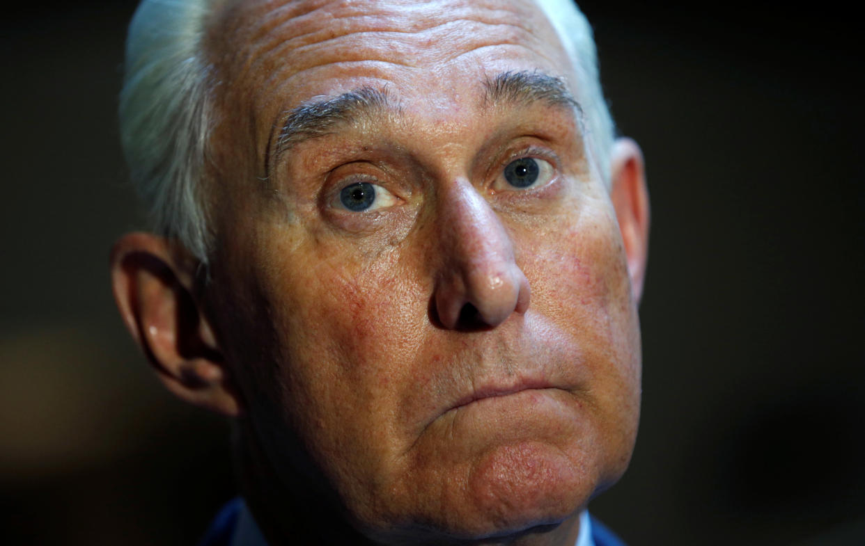 An email from Roger Stone, sent to supporters on Monday, says he's likely next on the &ldquo;crooked special prosecutor&rsquo;s hit list.&rdquo;&nbsp; (Photo: Reuters/Kevin Lamarque)