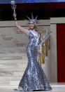 The fourth runner-up of the Miss International 2016 Kaitryana Leinbach representing the U.S. poses during the 56th Miss International Beauty Pageant in Tokyo, Japan October 27, 2016. REUTERS/Kim Kyung-Hoon