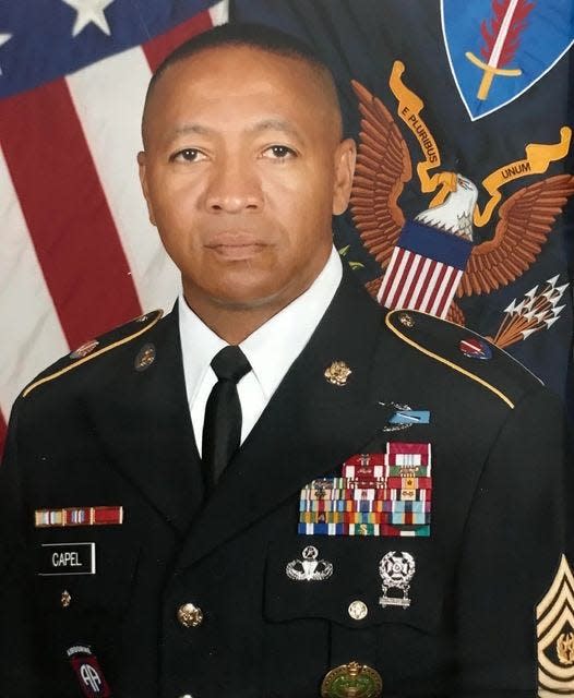Retired Command Sgt. Maj. Thomas R. Capel was named to the 82nd Airborne Division's Hall of Fame during a Nov. 19, 2021, ceremony.