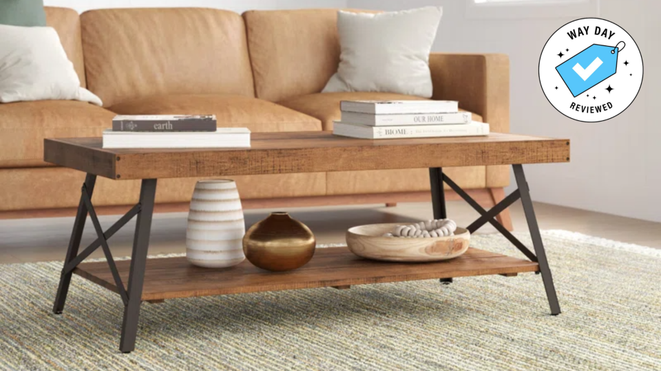 Get 41% off this stylish coffee table from Wayfair.