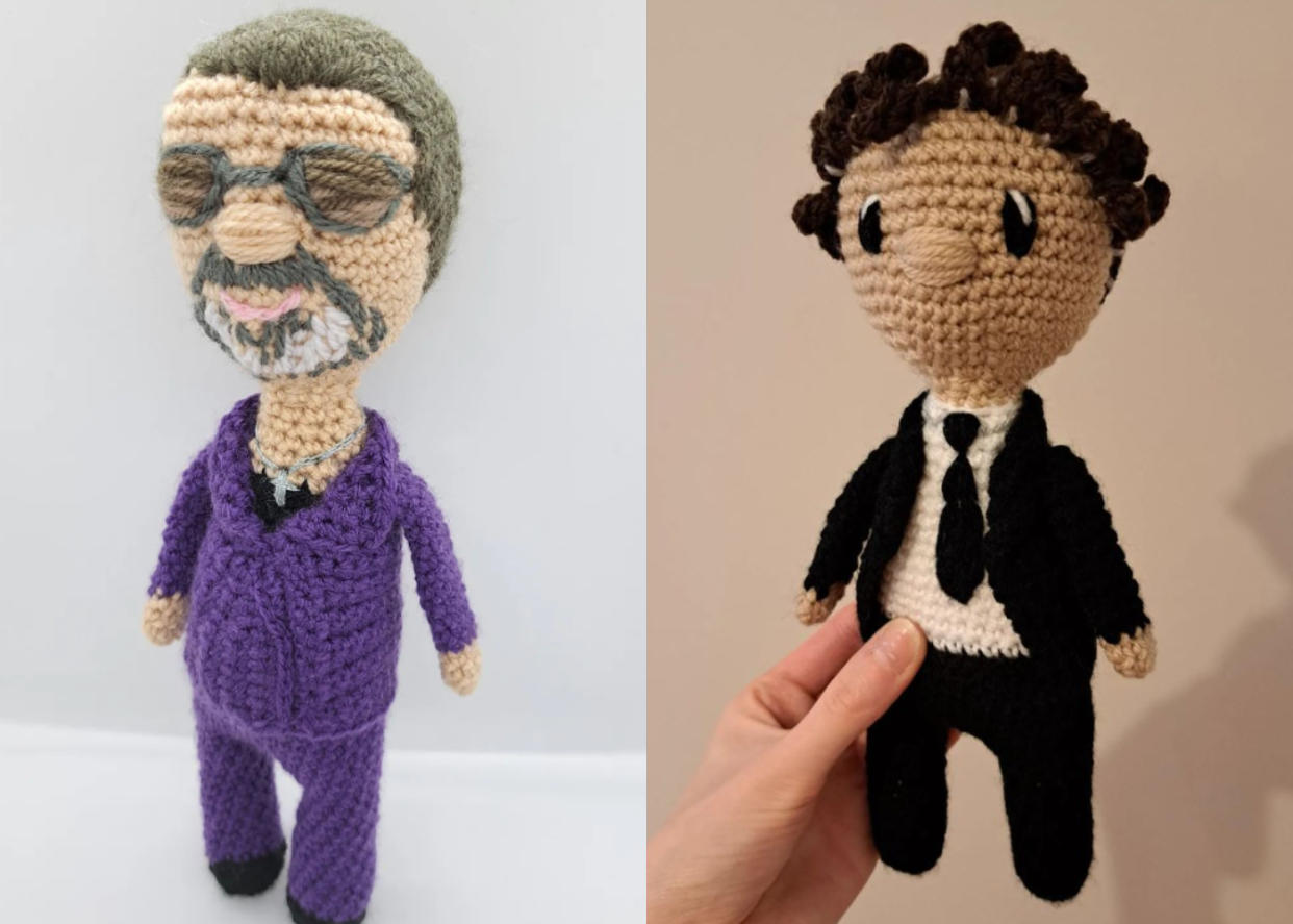 Crocheted dolls