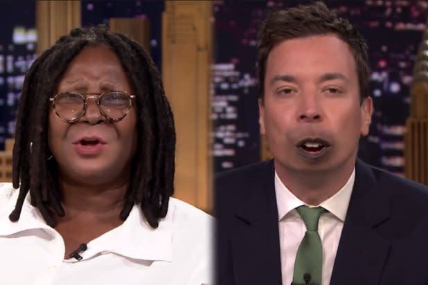 Whoopi Goldberg Getting Fucked - Whoopi Goldberg and Jimmy Fallon Flip Lips and Give Each Other Ridiculous  Accents (Video)
