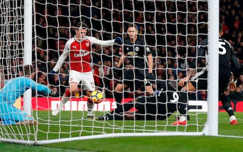 goalmouth rammy - Credit: AFP