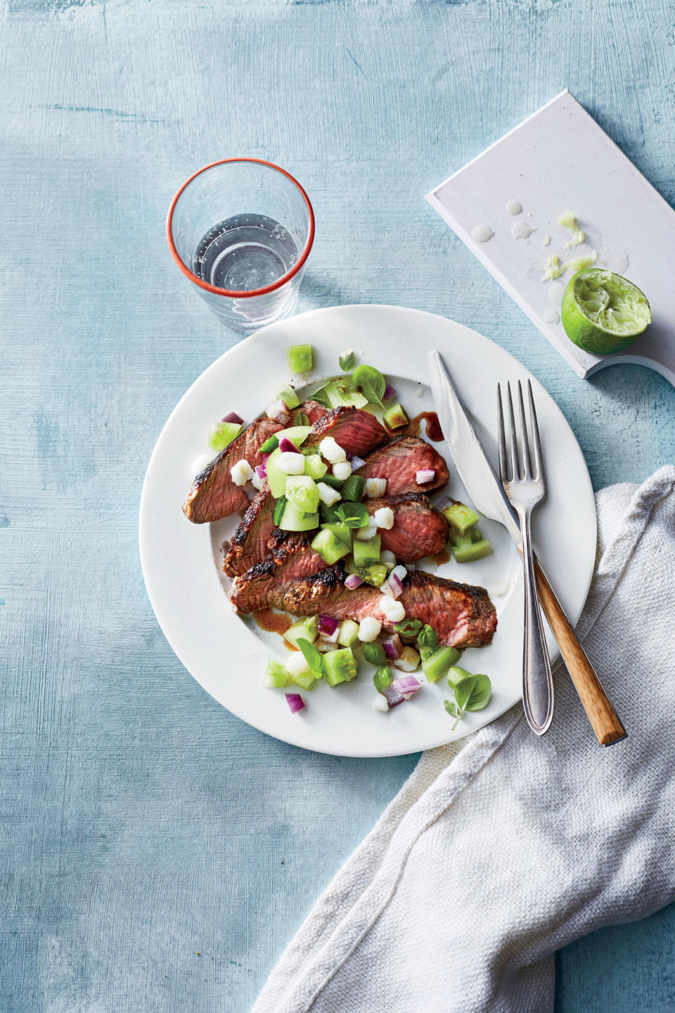 Tuesday: Seared Cajun-Style Steak with Green Tomato Relish